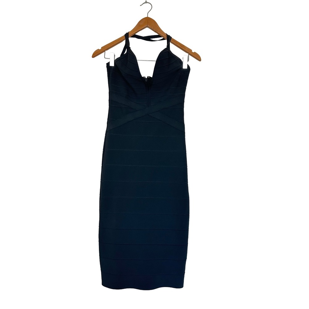 Few Moda New York Chic Black Midi Dress